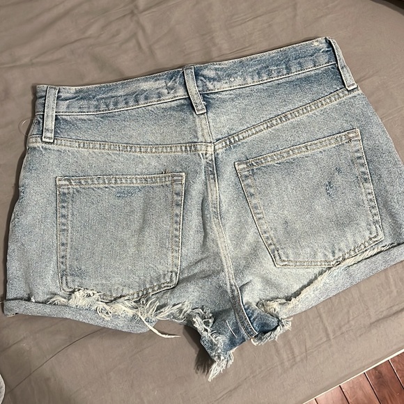 NWT free people high rise lasso denim shorts - Picture 3 of 7